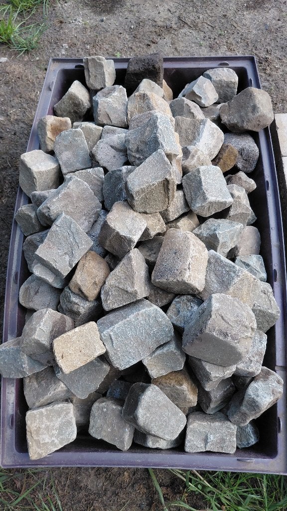 kleine kasseitjes, Tuin en Terras, Ophalen, Overige typen, Zo goed als nieuw, Natuursteen
