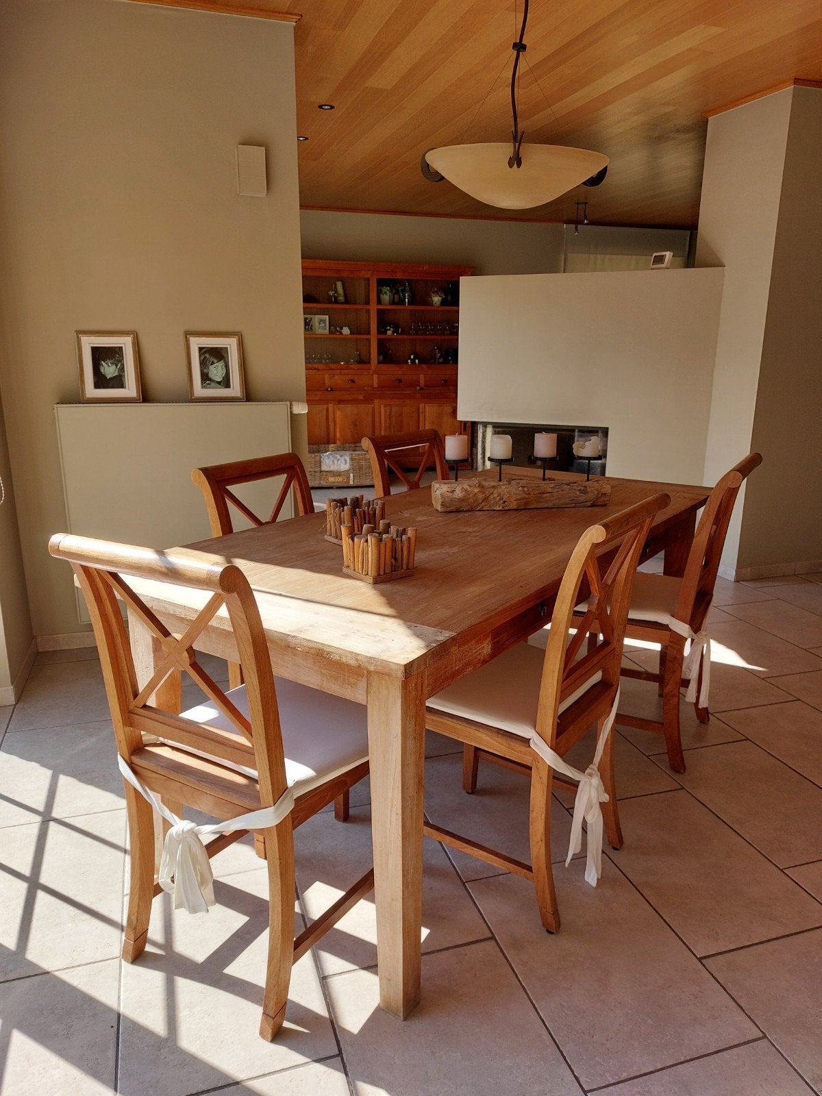Tafel met 6 stoelen, Ophalen, Gebruikt