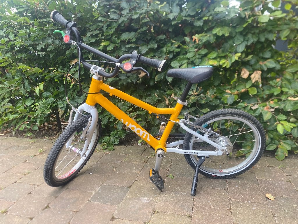 Kinderfiets Woom 3 automagic, Ophalen, Zo goed als nieuw, 16 tot 20 inch, Woom