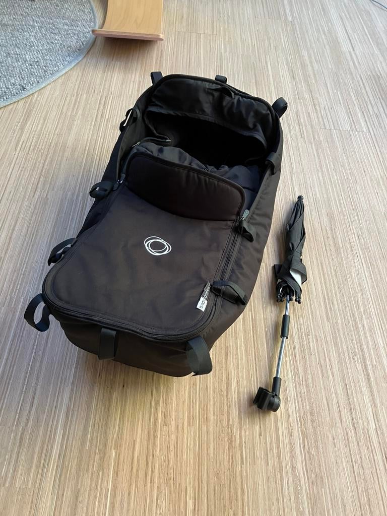 Bugaboo reiswieg + slaapzak + parasol, Kinderen en Baby's, Ophalen of Verzenden, Zo goed als nieuw, Bugaboo
