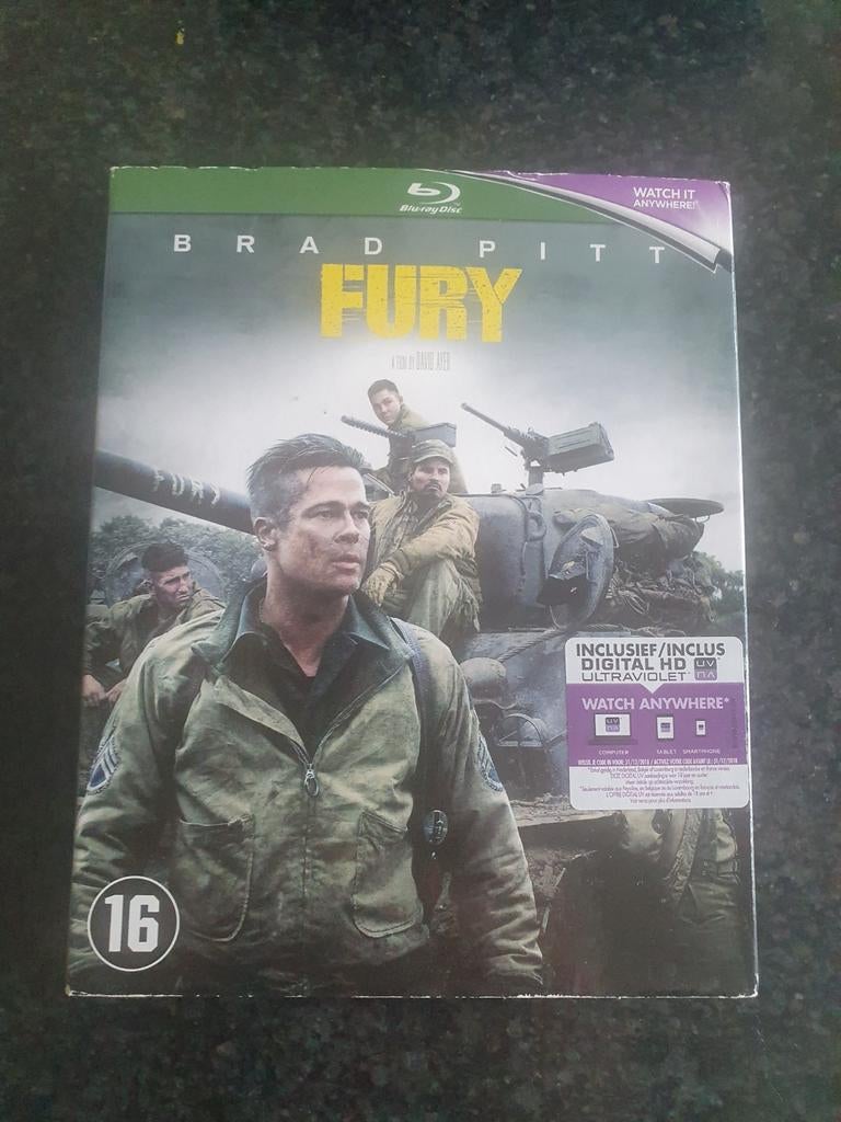 Fury Blu Ray NL FR, Enlèvement ou Envoi