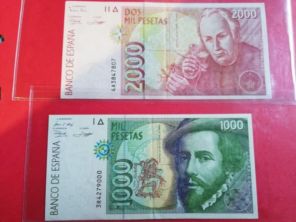 Billets - 3000 pesetas, Envoi