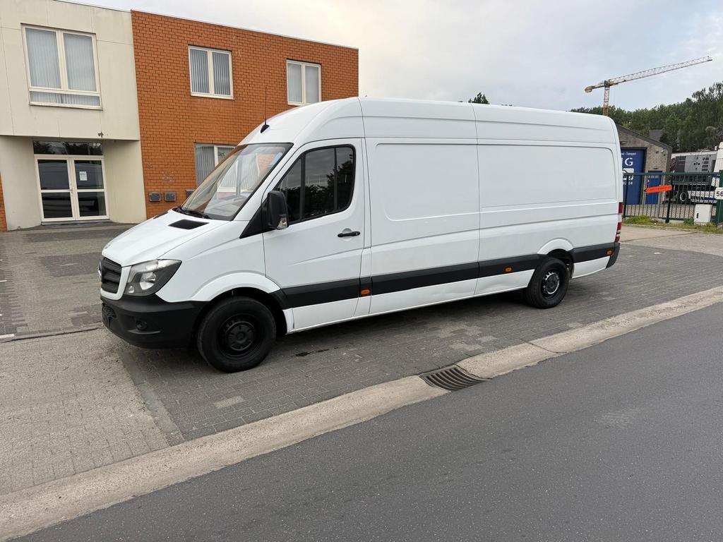 MERCEDES SPRINTER 313CDI L4H3 2014 180000KM AC EN KEURING, Voorwielaandrijving, Stof, 22 cc, Wit