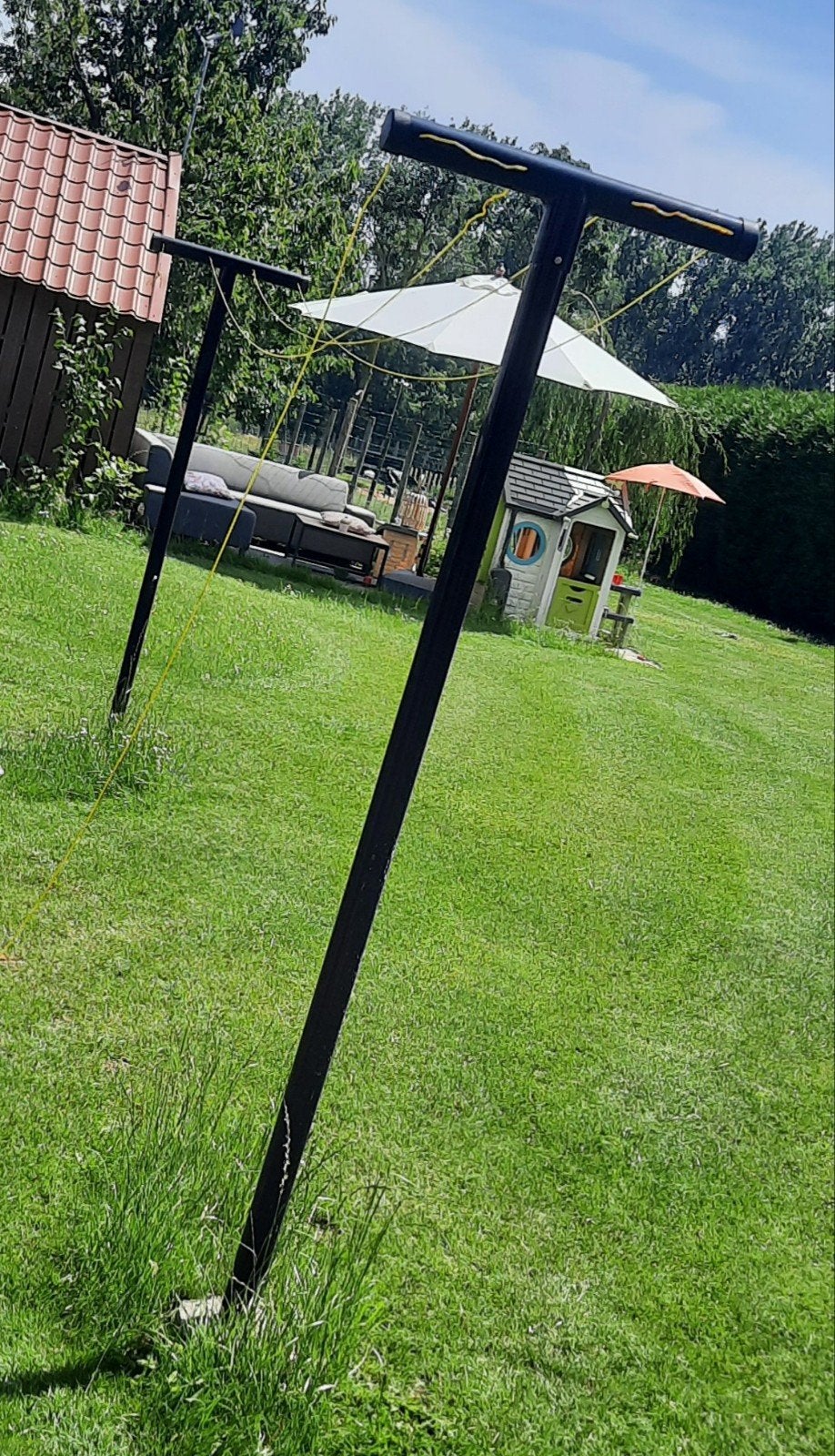 2 tuinwaspalen in metaal, Enlèvement, Utilisé