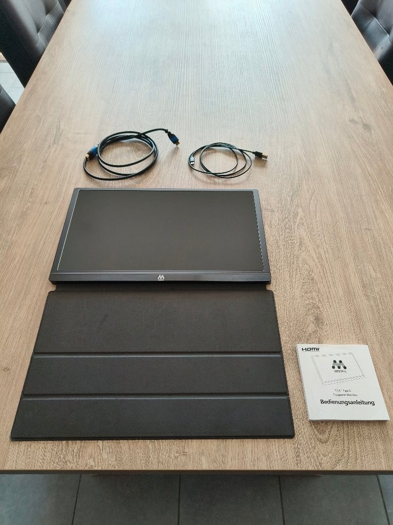Memteq Draagbare Monitor 15.6" Full HD 1080p, Computers en Software, Gebruikt, Verzenden, HDMI, Memteq