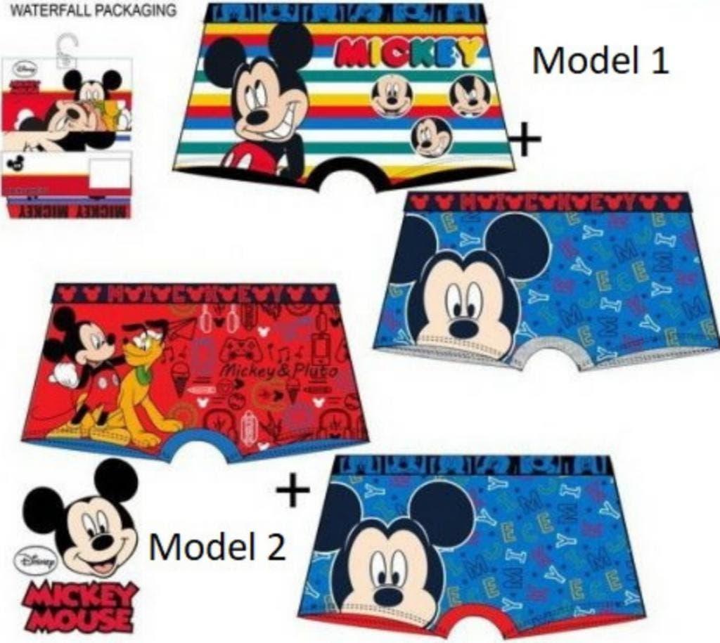 Mickey Mouse Boxershort (set van 2) - Maat 116/128 - Katoen, Neuf, Garçon, Enlèvement ou Envoi, Mickey Mouse