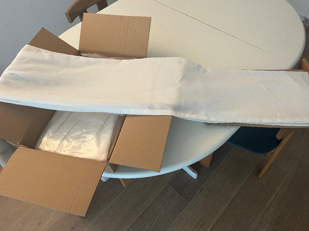 Nieuwe glasgordijnen, Neuf, Autres marques, Voilage, 247 cm