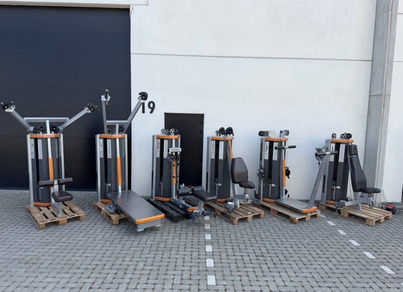 Star trac Human sport set 6 machines, Sport en Fitness, Ophalen, Zo goed als nieuw