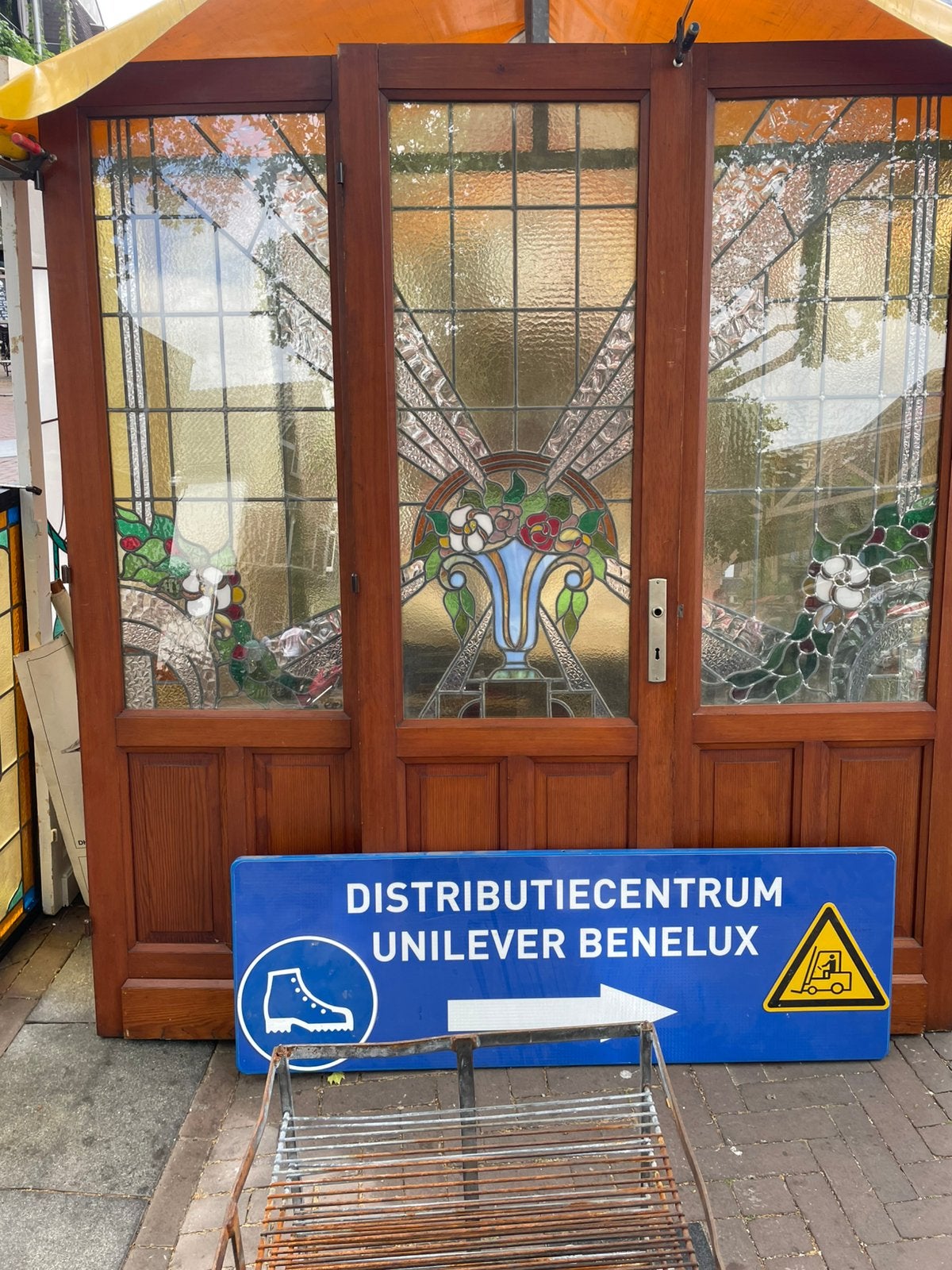 Div sets glas in lood deuren, Antiquités & Art, Antiquités | Verre & Cristal, Enlèvement