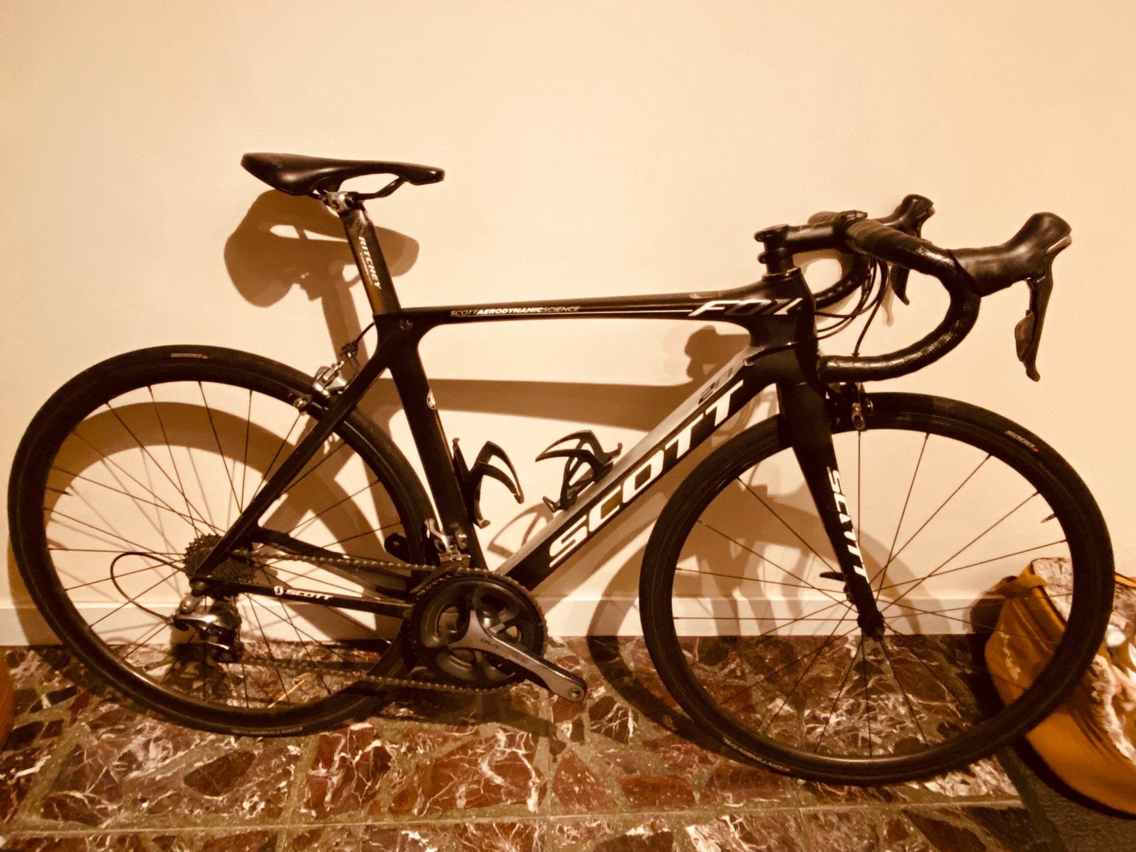 Racefiets scott, Fietsen en Brommers, Ophalen, Gebruikt, Carbon