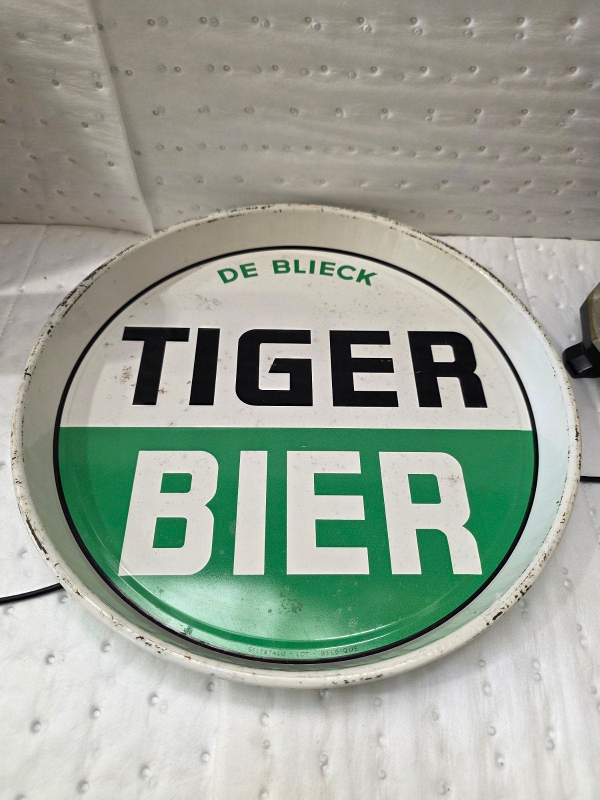 Plateau en étain Tiger Bier De Blieck., Enlèvement ou Envoi