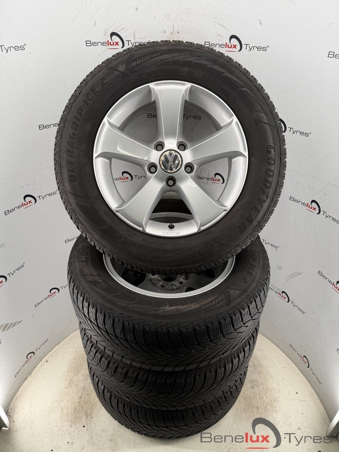 16'' origineel Volkswagen Tiguan Phaeton T-roc VW Golf Caddy, Auto-onderdelen, Banden en Velgen, -, Banden en Velgen, Gebruikt