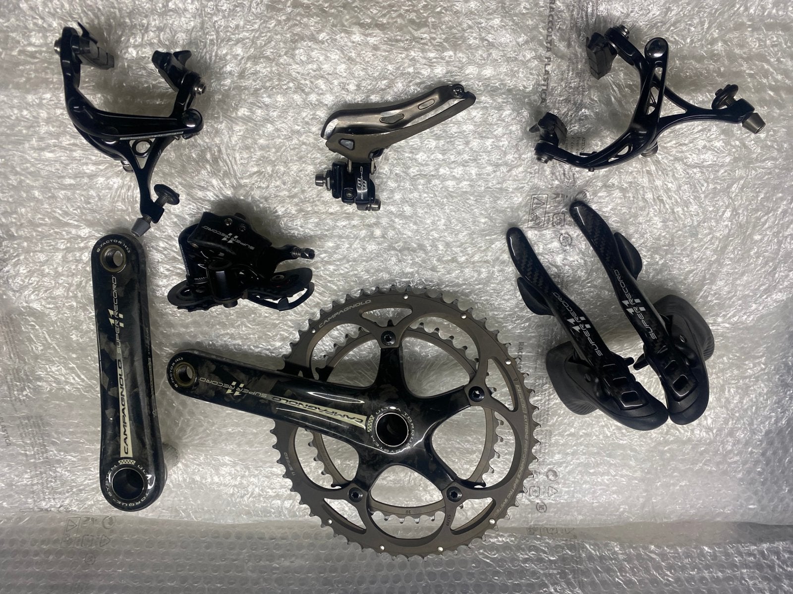 Campagnolo Super Record groepset., Vélos & Vélomoteurs, Vélos Pièces, Comme neuf, Enlèvement ou Envoi