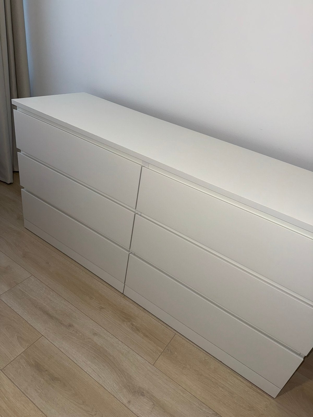 Commode IKEA MALM 6 tiroirs 160x48x78cm, Maison & Meubles, Enlèvement, Comme neuf