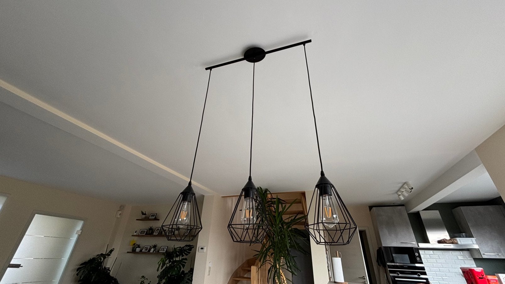 EGLO TARBES-ophanging, Ophalen, E27 (groot), Zo goed als nieuw, Industriel