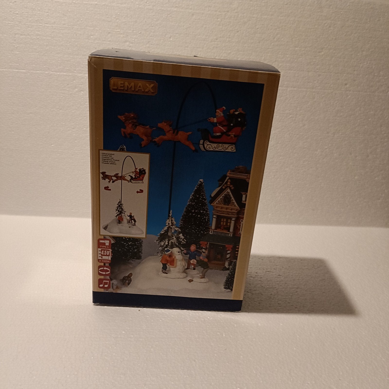 Lemax Santa Claus is coming to town, set of 4 sku# 54353, Diversen, Kerst, Ophalen of Verzenden