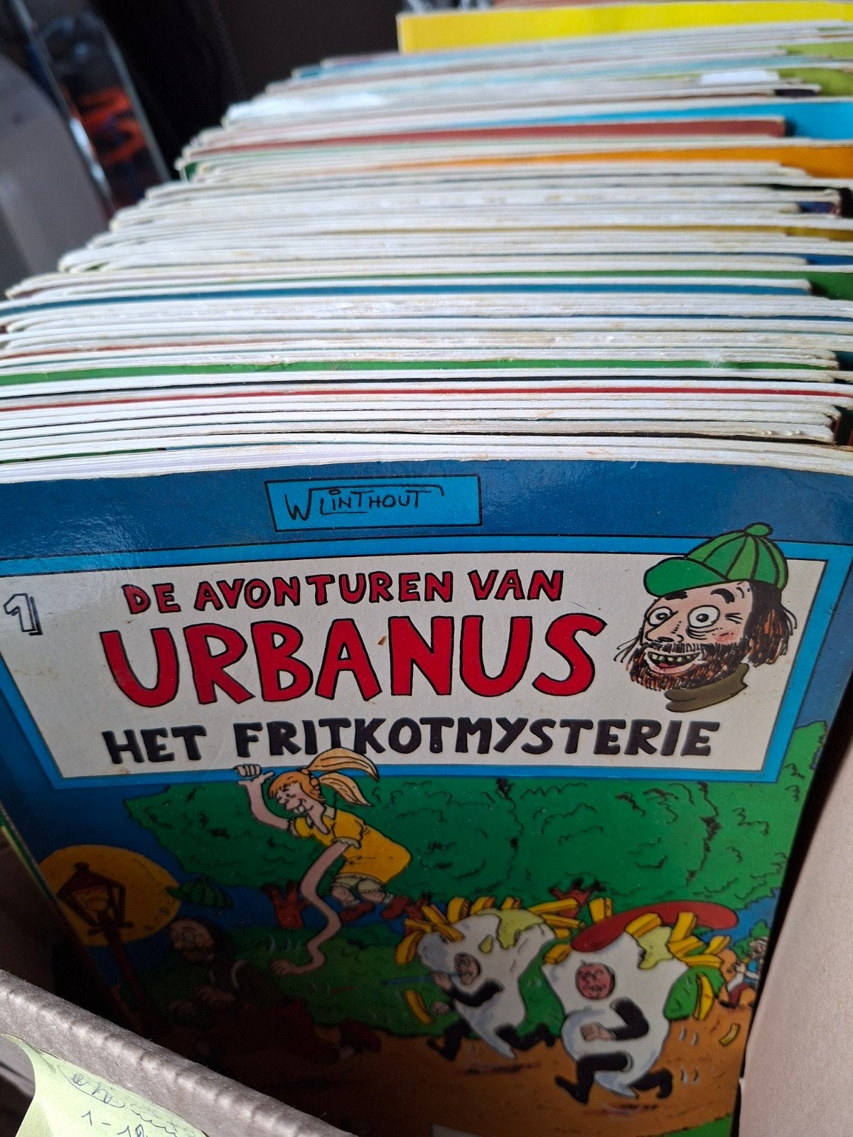 87 strips van urbanus van nr 1 tot 129, Enlèvement