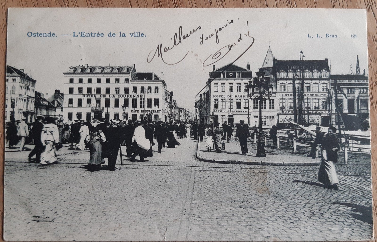 OSTENDE OSTENDE CHAPELLESTRAAT ENTRÉE DE LA VILLE, Collections, Enlèvement ou Envoi