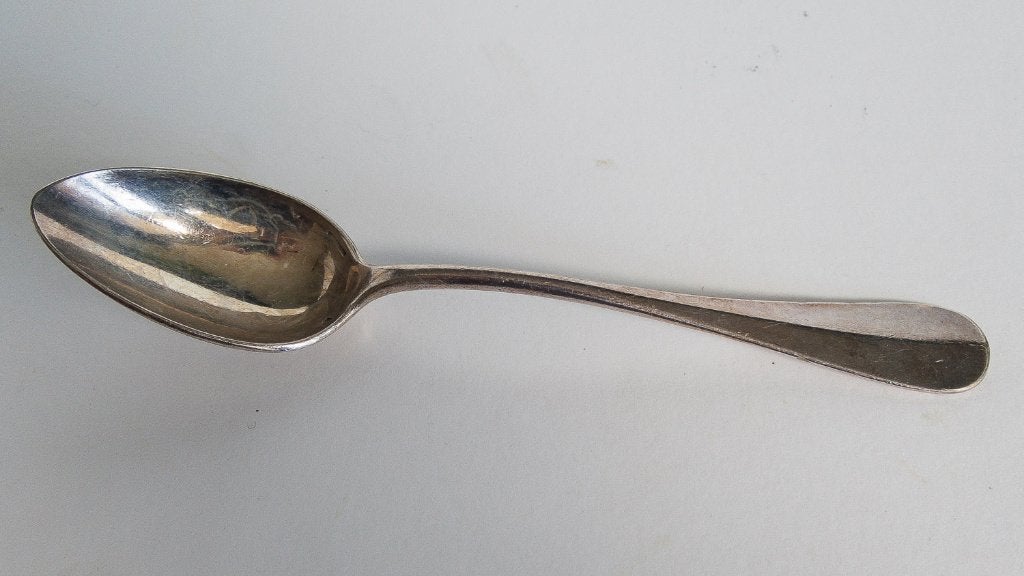 zilveren (suiker?) lepel, Ophalen, Zilver