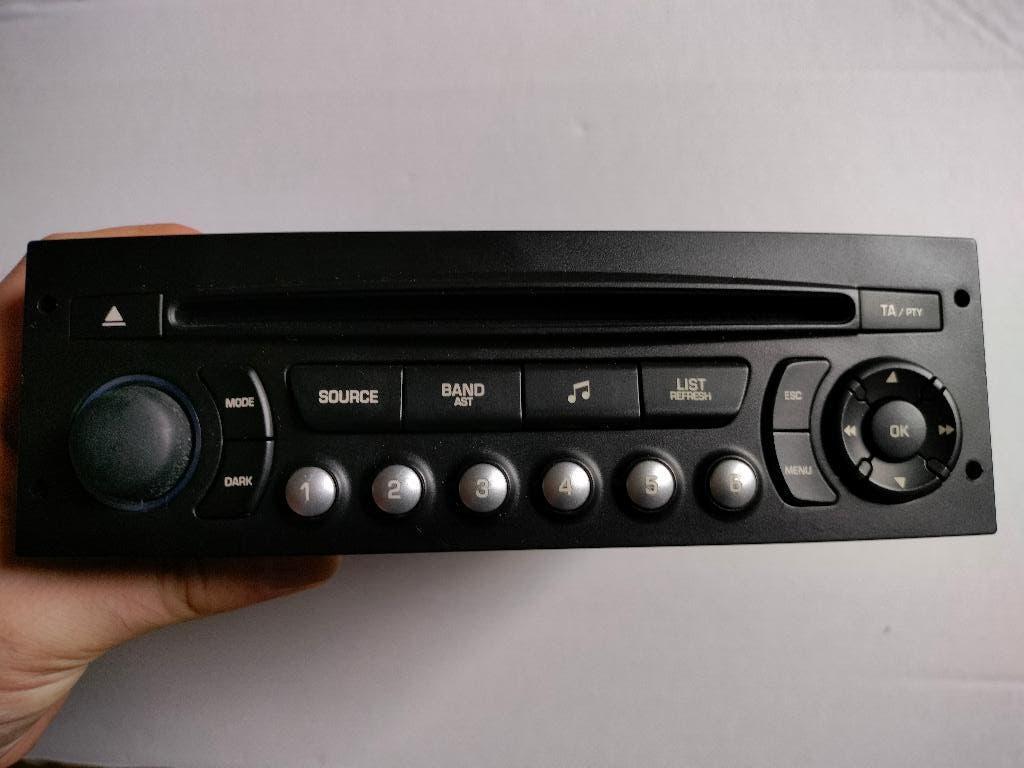 Radio d'origine PEUGEOT 206 -  Siemens + câble supple, Envoi, Utilisé