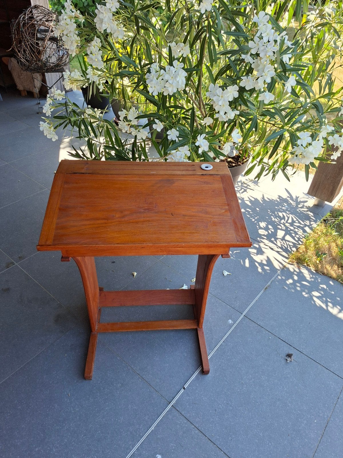 bureau met inktpotje, Antiek en Kunst, Ophalen