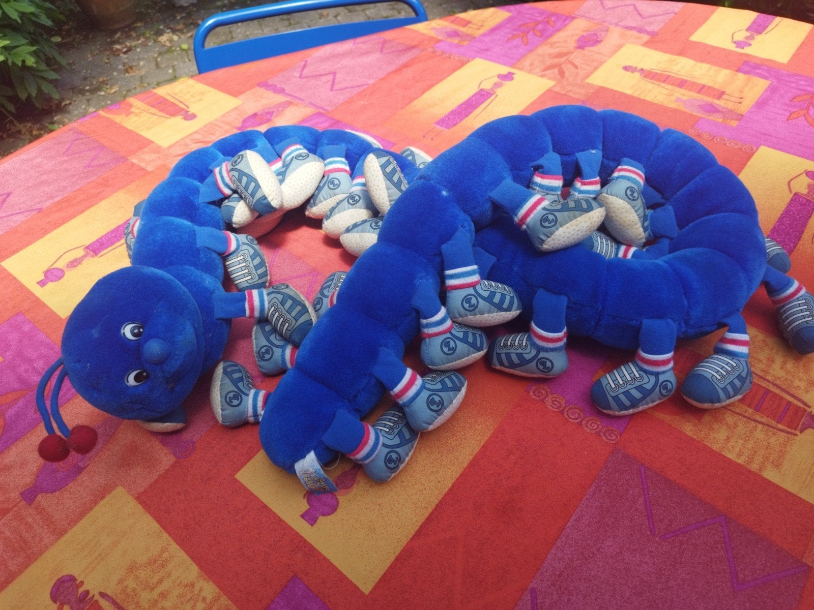 Peluche Chenille bleu vintage., Enlèvement