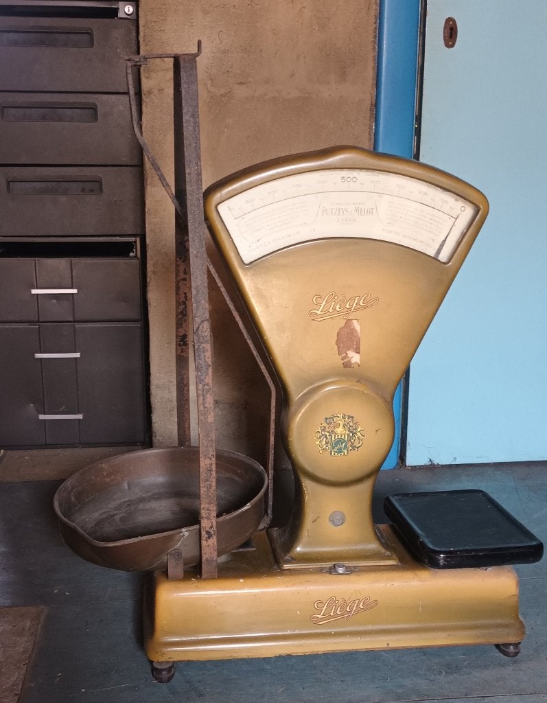 Vintage weegschaal, Huis en Inrichting, Vintage, Ophalen, Gebruikt