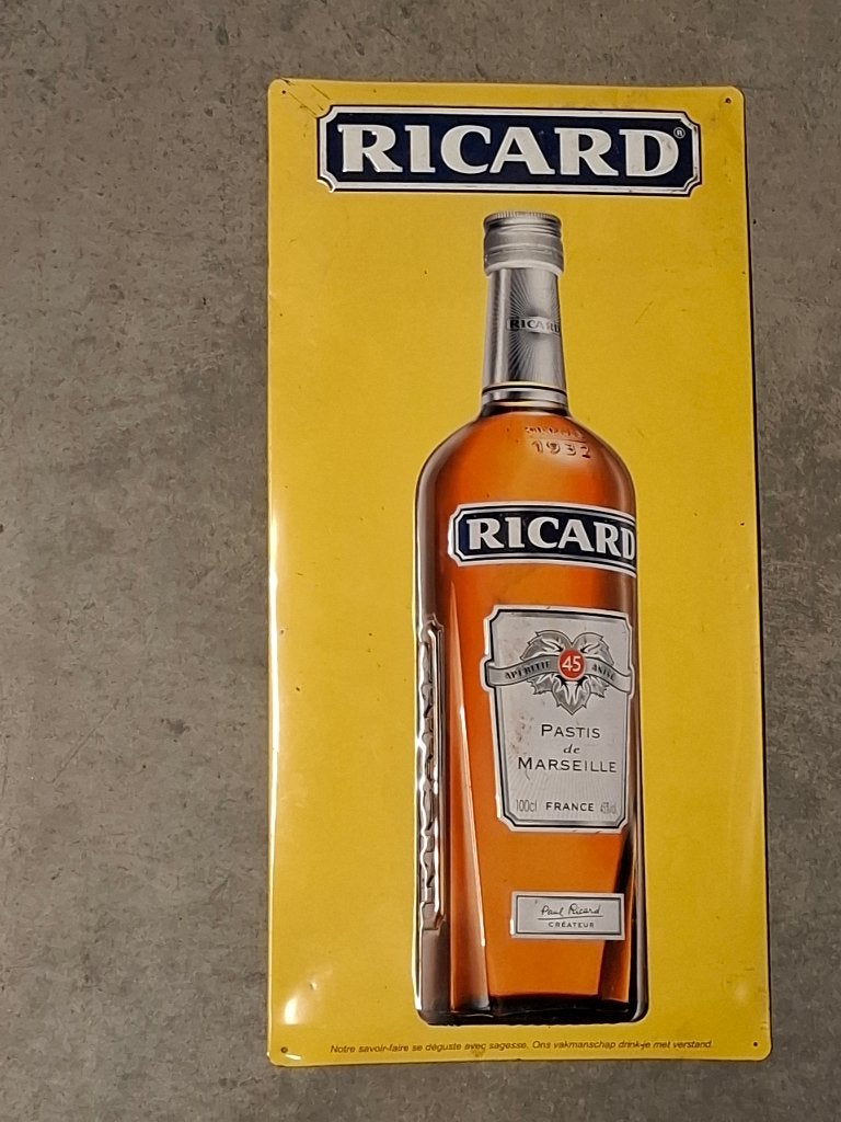 Métal publicitaire Ricard, Collections, Enlèvement