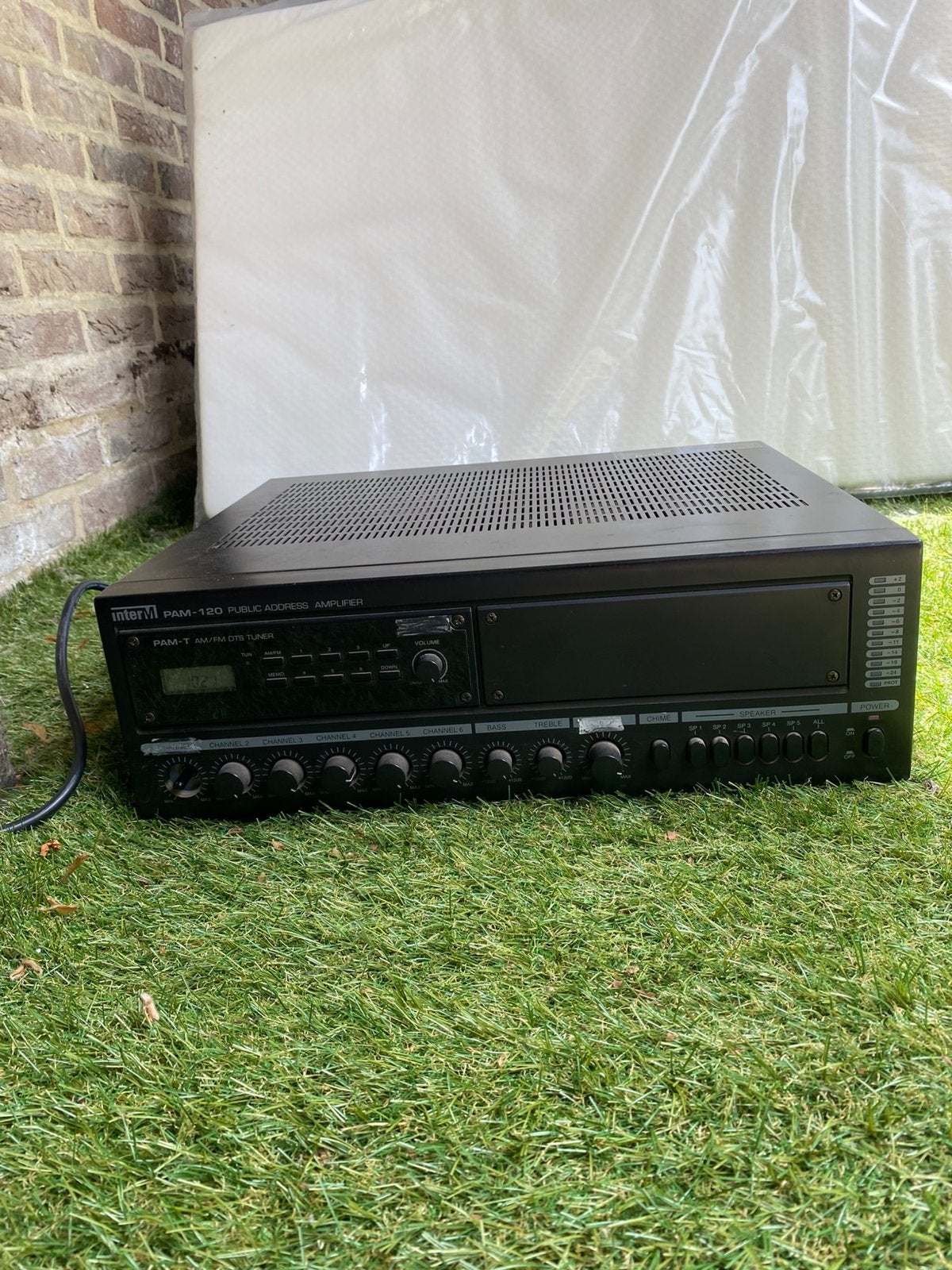 Inter-M PAM-120 120W Public Address Amplifier, Enlèvement, Utilisé, Audio