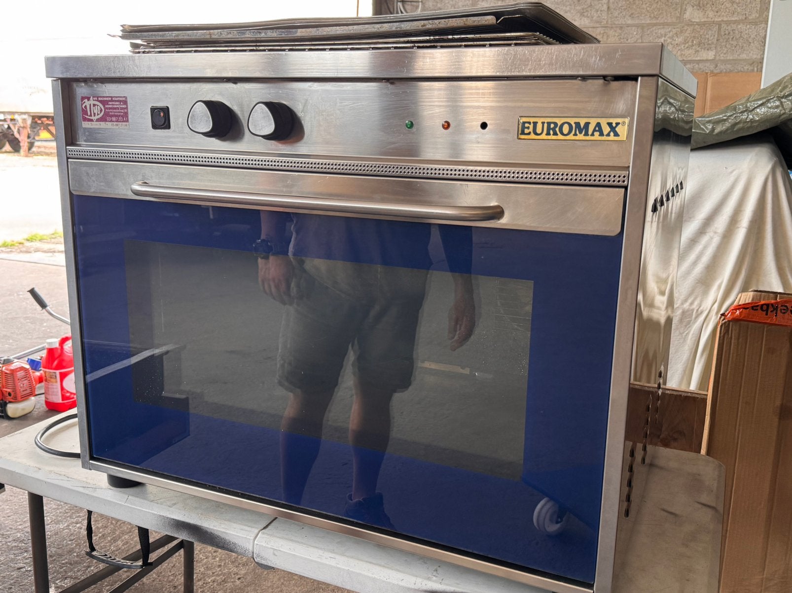 Euromax oven, Ophalen, Gebruikt, Oven