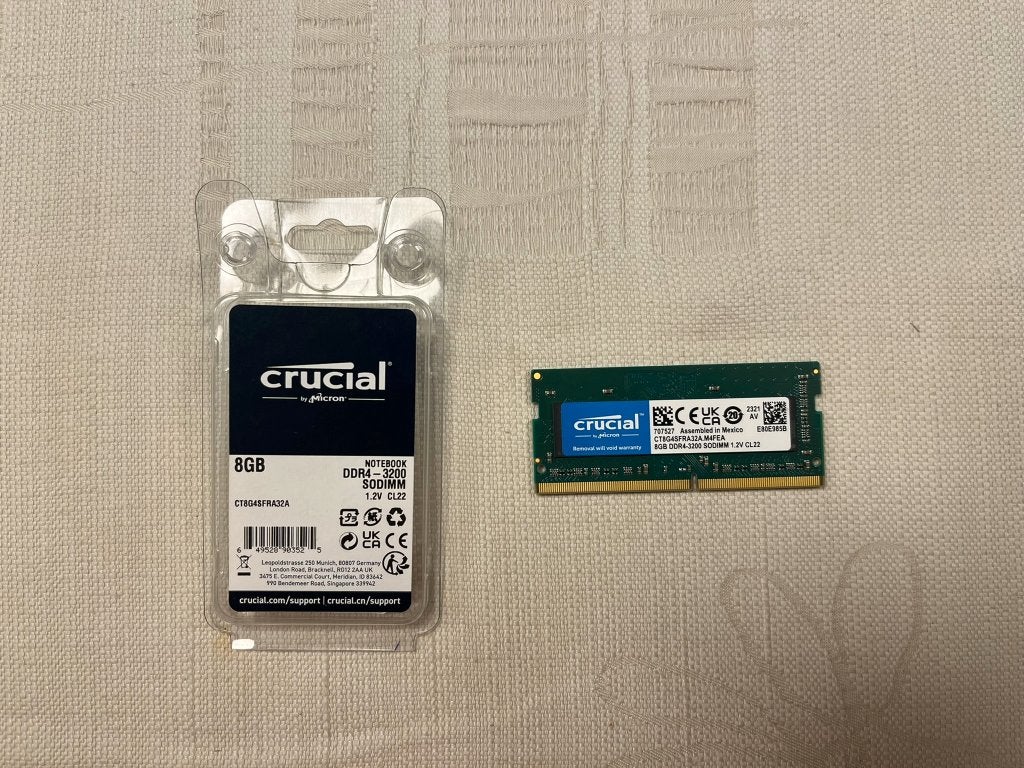 Crucial 8GB DDR4 3200MHz SODIMM RAM – Laptop geheugen, Enlèvement ou Envoi, DDR4, 8 GB, Comme neuf