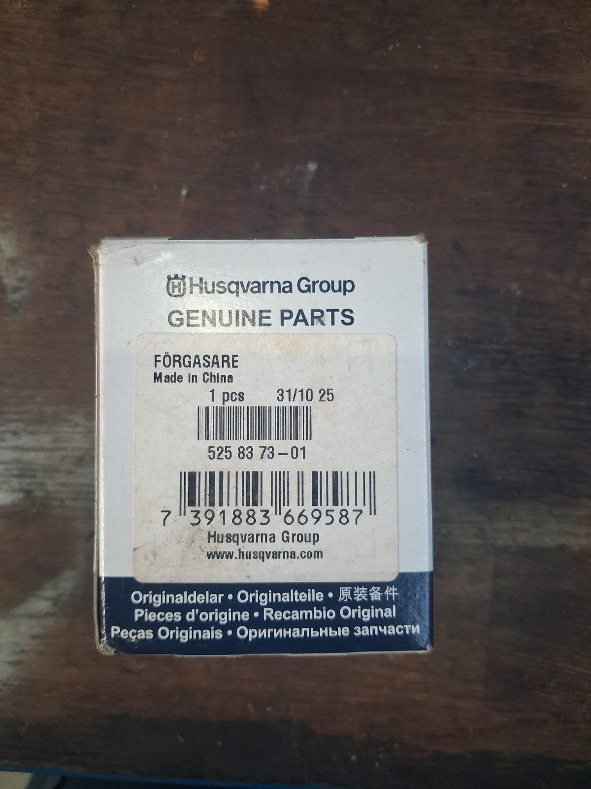Carburateur neuf husqvarna, Enlèvement, Neuf, Husqvarna