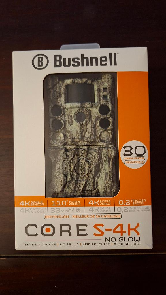 Piège photographique Bushnell Core S-4K No Glow – NEUF, Enlèvement, Neuf