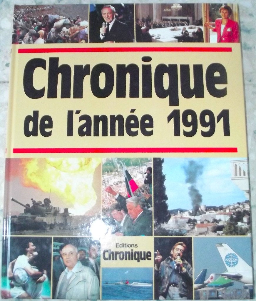 Livre Chronique de l'Année 1991, Enlèvement ou Envoi, Comme neuf