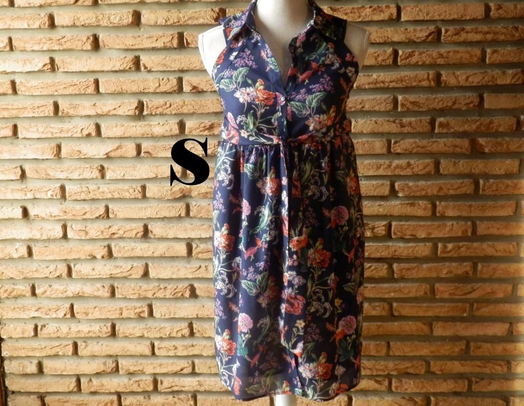 (97)- robe femme t.36 bleue - see u soon -, Blauw, Ophalen of Verzenden, Zo goed als nieuw, Knielengte