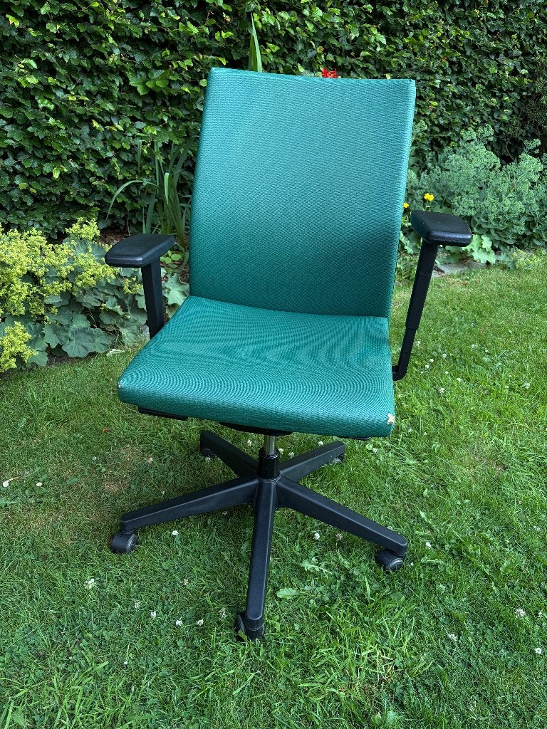 Haworth kwalitatieve, ergonomische bureaustoel, groen, Ophalen, Gebruikt, Bureaustoel, Groen