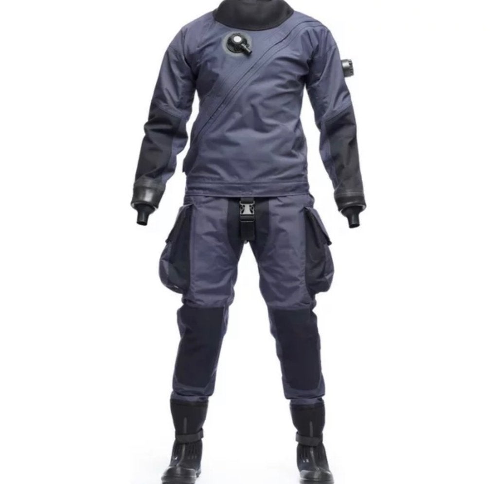 Droogpak met thermisch onderpak. XL, Watersport en Boten, Ophalen, Zo goed als nieuw, Duikpak