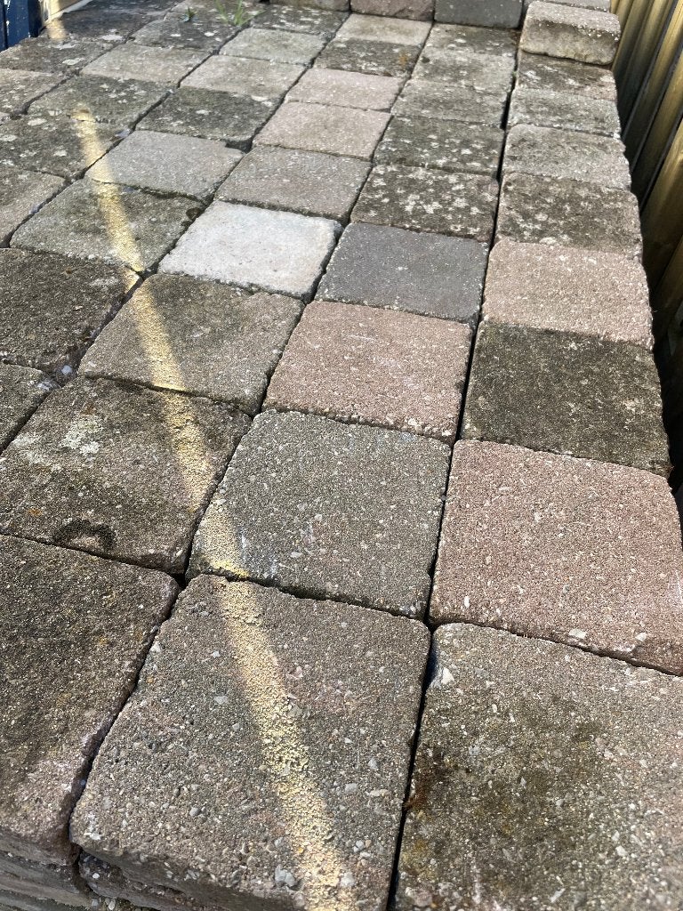 Pavés à vendre 28m2 (allée, terrasse), Jardin & Terrasse, Enlèvement, Briques