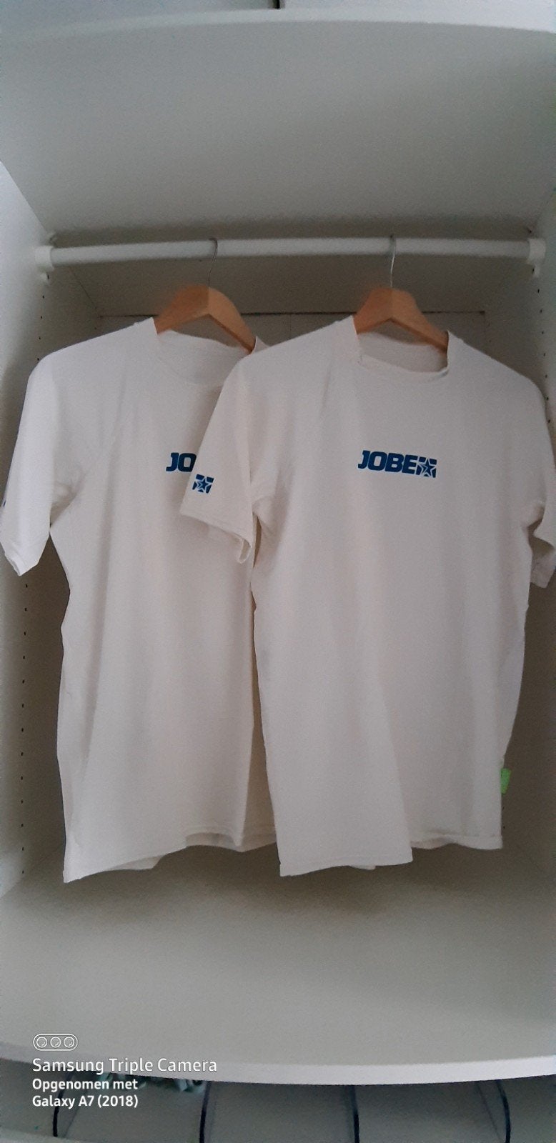 Tshirt Jobe rash guard, wit, maat XL, Ophalen, Zo goed als nieuw, Dame of Heer, Jobe