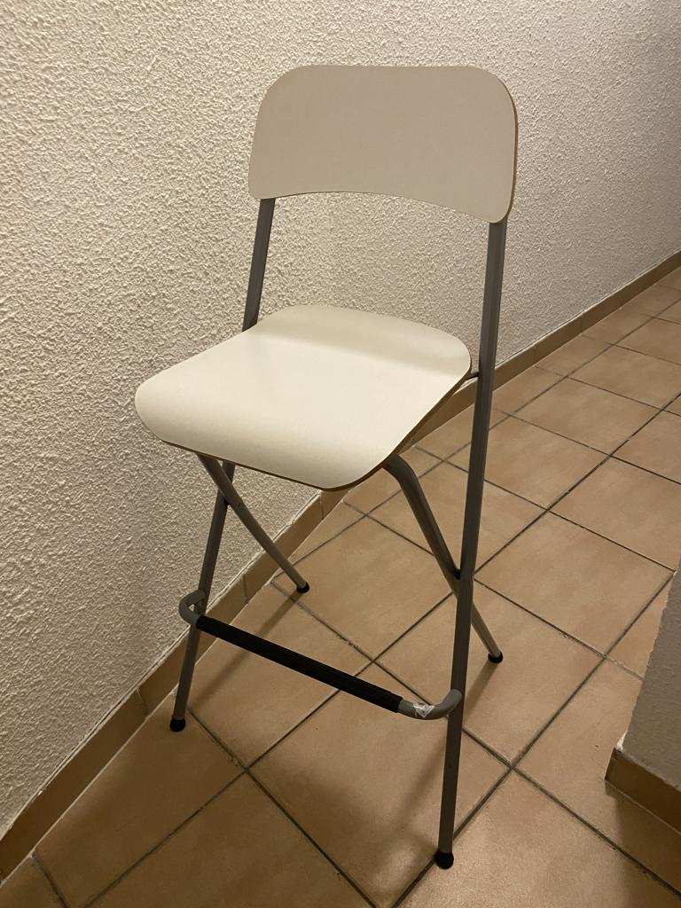 2 chaises de bar hauteur comptoir, Maison & Meubles, Neuf, 2 tabourets, Enlèvement, Bois