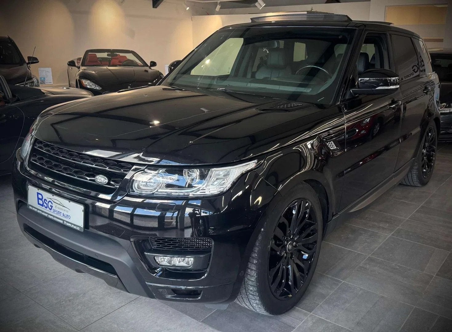 Land Rover Range Rover Sport 3.0 SDV6 HSE*TOIT PANO*LED*XENO, Autos, Cuir, Achat, 199 g/km, Noir