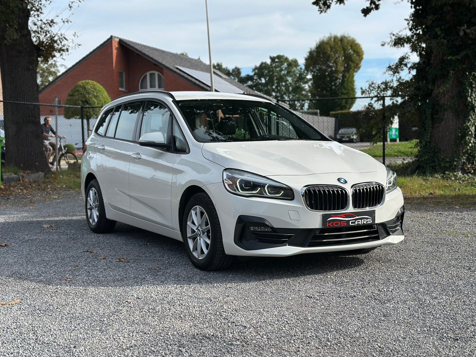 Bmw 216dA Gran Tourer/Automaat/7Zit/2021/BTW/1J Garantie, Auto's, Dealer onderhouden, Verwarmde buitenspiegels, Bedrijf, Diesel