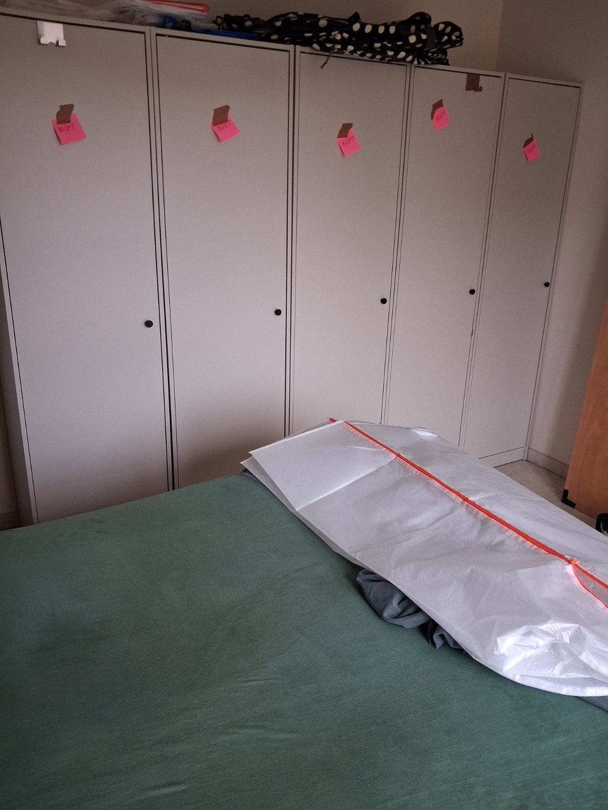 huit armoires IKEA GURSKEN beige clair, Enlèvement, Comme neuf