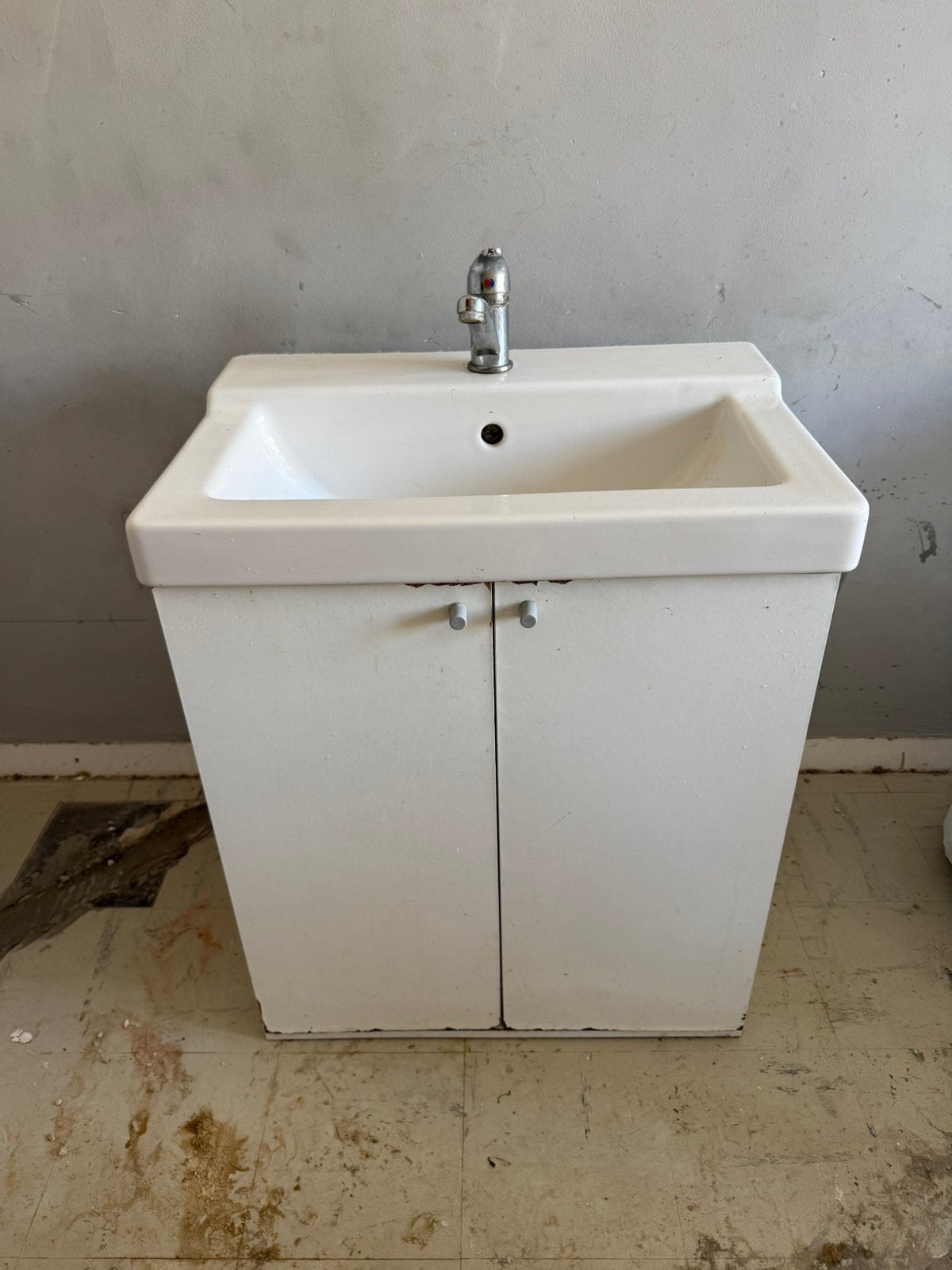 Lavabo avec meuble de rangement, Maison & Meubles, Salle de bain | Meubles de Salle de bain, Enlèvement ou Envoi, Utilisé