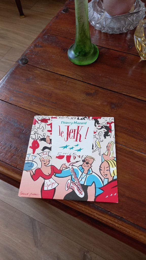 Vinyl (45t) Thierry hazard "le jerk", Ophalen, Zo goed als nieuw, Pop