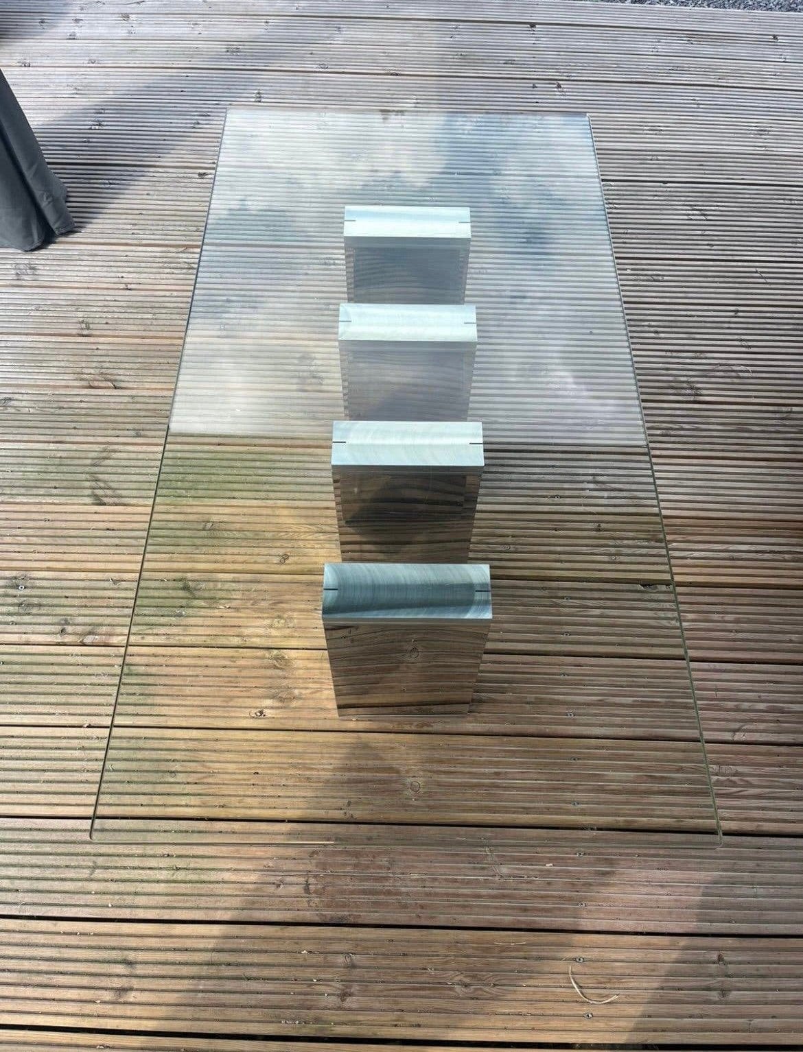 GLAZEN SALONTAFEL (MOET WEG), Ophalen, Zo goed als nieuw