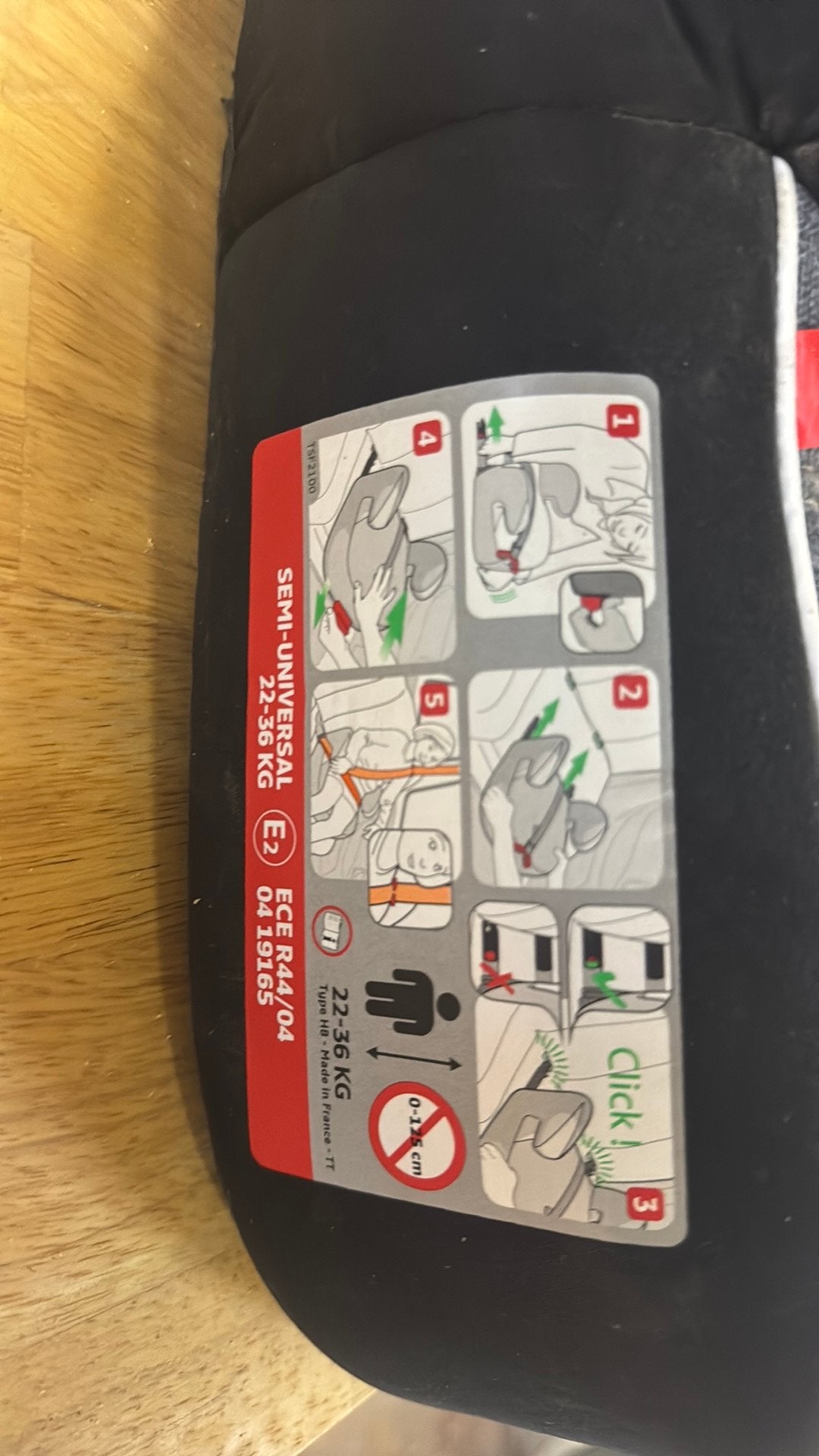 Isofix autostoel, Enlèvement, Comme neuf, Isofix