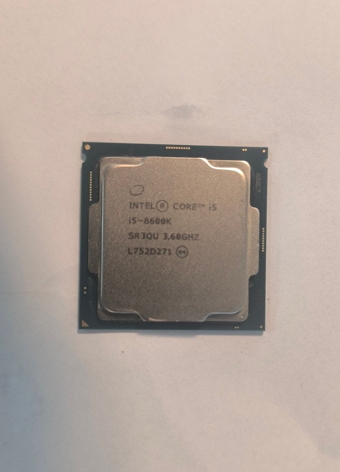 Intel Core i5-8600k Socket LGA1151, Informatique & Logiciels, Enlèvement
