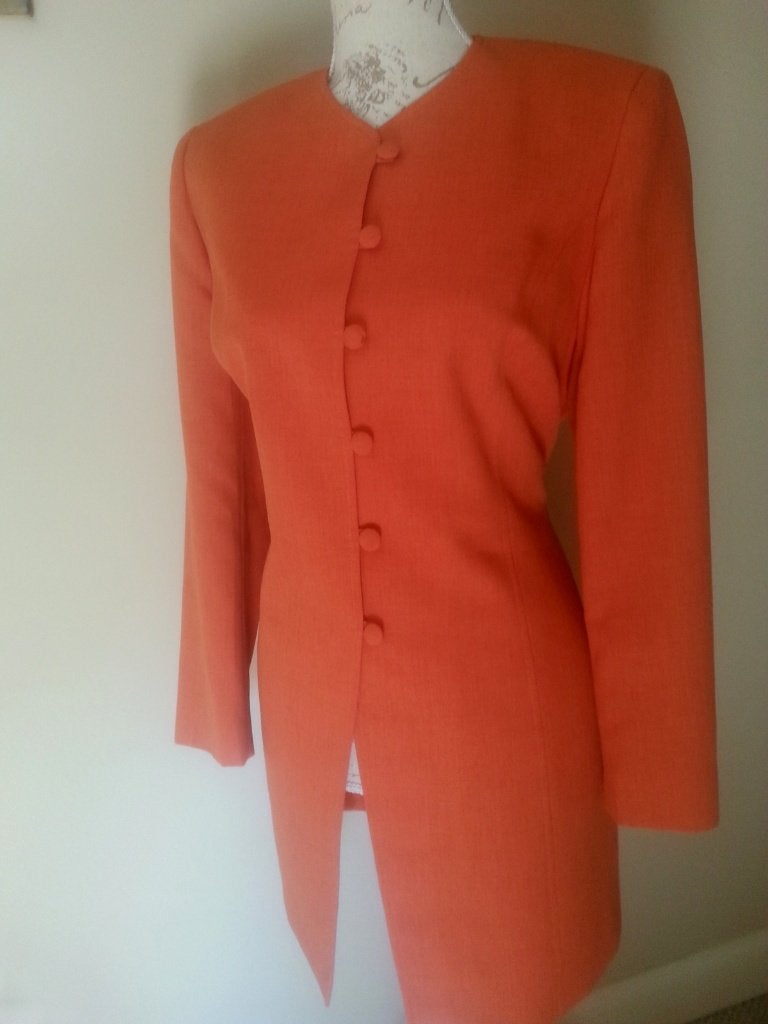 deux-pieces Vest + rok eastex / medium, Kleding | Dames, Maat 38/40 (M), Eastex, Oranje, Ophalen of Verzenden