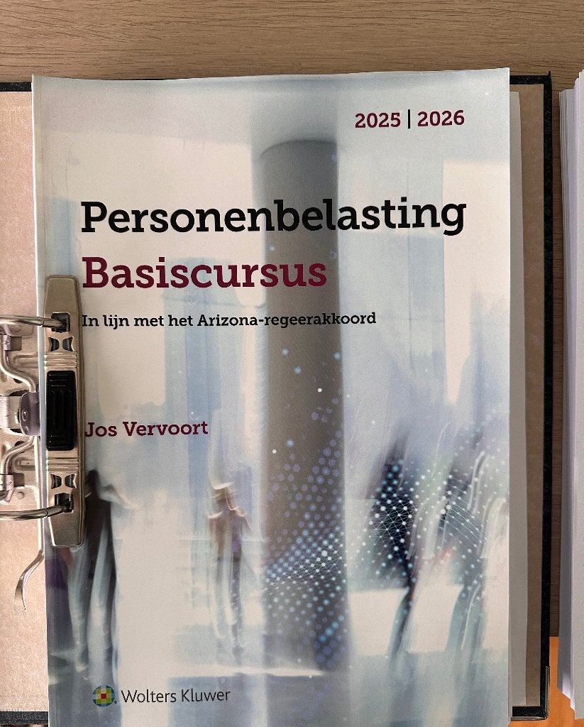 Personenbelasting Basiscursus 2025-2026, Overige vakken, Wolters Kluwer, Overige niveaus, Ophalen
